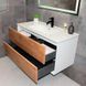 Тумба с умывальником Rexon Reina RX95/100 Glossy White /Mo 19510M
