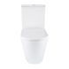 Унітаз підлоговий Qtap Vlasta Ultra Quiet безобідковий з сидінням Soft-close White QT28228300W, Білий