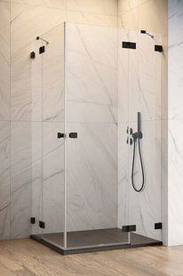 Душова кабіна Radaway Essenza Pro Black KDD 90Lx80Rx200 10096090-54-01L+10096080-54-01R
