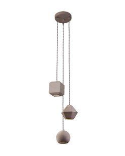 Підвісний світильник Nowodvorski 9695 Geometric GU10 3x35W IP20 Gr