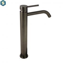 Змішувач для раковини високий Paffoni Light без донного клапана black nickel brushed LIG081NKNSP, Зелений матовий