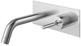 Смеситель для умывальника Kohlman Maxima chrome + BOX скрытого монтажа QW185M, Хром