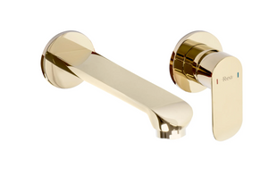 Смеситель для умывальника Rea Hyper + Box gold REA-B2060, Золотой
