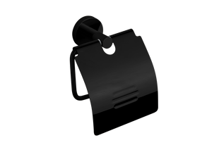 Тримач туалетного паперу з кришкою VBI Uranus black VBI-040413BL, Черный матовый