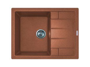 Кухонная мойка Adamant Anila 645x495x200 terra-cotta 119223, Цемент матовый