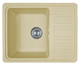 Кухонная мойка Adamant Small 570x455x180 ivory 442223, Бежевый
