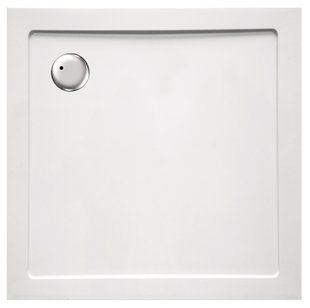 Душевой поддон Volle Compuesto 90x90x3,5 см квадратный white 4487.12909007, Белый, белый