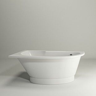 Ванна зі штучного каменю Studio Stone Eden L 150x100 EDL150100, Білий