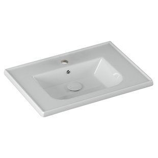 Умывальник мебельный Imprese Laska 65,3 x 46,4 см white i3207(2), Белый
