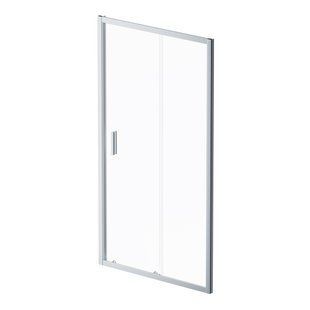 Душові двері Am.Pm Gem 110x195 см скло прозоре хром матовий W90UG-110-1S-195MT, прозорий, хром матовий