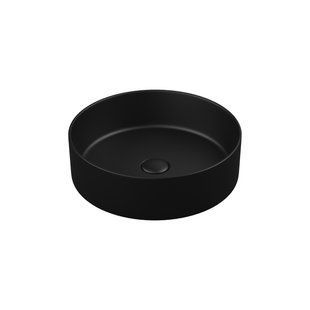 Умывальник Koller Pool Round Arc на столешницу 355x355 мм, черный матовый RA-0355-WB-MB, Черный матовый