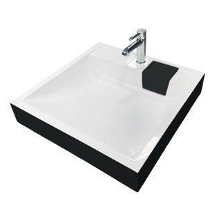 Умывальник Adamant Washer New black/white glossy 4824296202903, Черный/золото