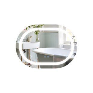 Зеркало Qtap Gemini 500х700 с LED-подсветкой Touch, с антизапотеванием, с диммером температуры цвета (3000-6500K) Reverse QT2578R5070