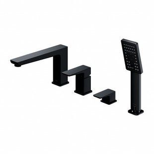 Змішувач для ванни Omnires Parma black mat PM7432BL, Черный матовый