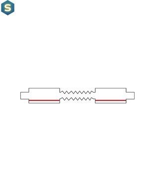 З'єднувач Nowodvorski 8708 Ctls Power Straight Connector Bl