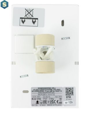 Світильник Nowodvorski 9706 Bergen GU10 2x35W IP20 Wh