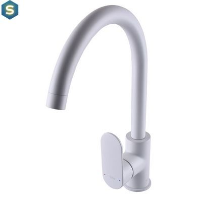 Смеситель для кухни Topaz Barts TB 07403-H36-W, Белый