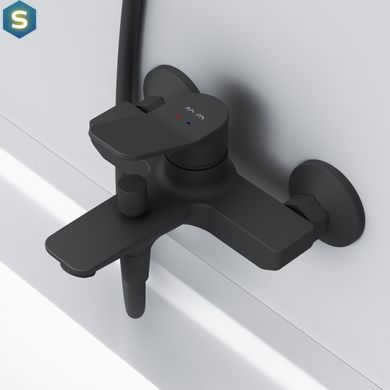 Змішувач для ванни Am.Pm X-Joy black F85A10022, Черный матовый
