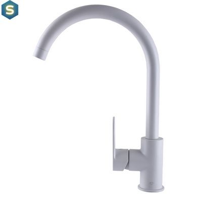 Смеситель для кухни Topaz Barts TB 07403-H36-W, Белый