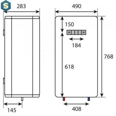 Водонагрівач Atlantic Vertigo Basic 50 ES-VM0402F220F-B (2000W) 831218