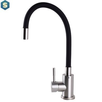 Смеситель для кухни EcoMix SBT3-203SB, Черный матовый