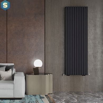 Радіатор дизайнерський Ideale Jolanda 11 10/1800/590 чорний, Чорний/золото