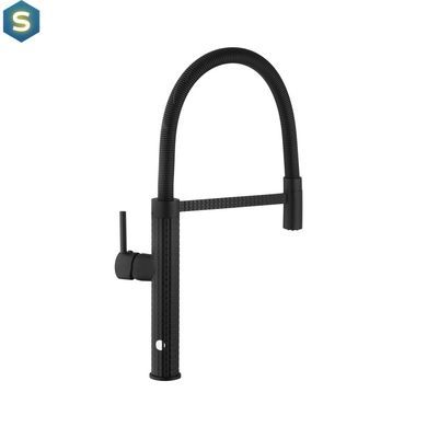 Змішувач для кухні Kroner KRP Ersel - SCH03999, Черный матовый