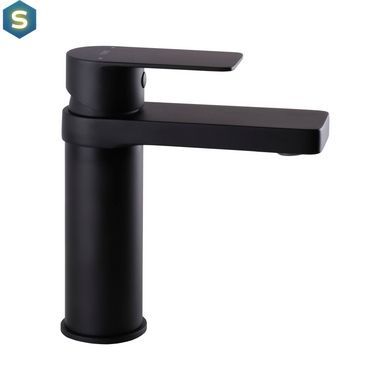 Смеситель для умывальника Topaz Sardinia TS 08221-H20-BB, Черный матовый