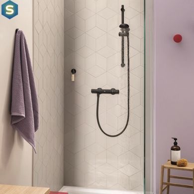 Змішувач термостатичний для душу Grohe QuickFix Precision Start 345942430, Черный матовый