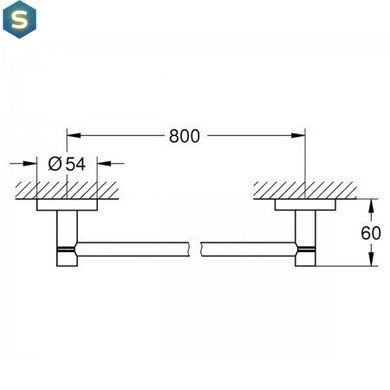 Держатель для полотенца Grohe Essentials 40386DL1