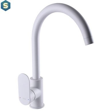 Смеситель для кухни Topaz Barts TB 07403-H36-W, Белый