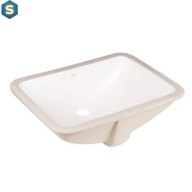Умивальник Qtap Stork врізний прямокутний 530x370x200 мм White + донний клапан PU02O, Білий