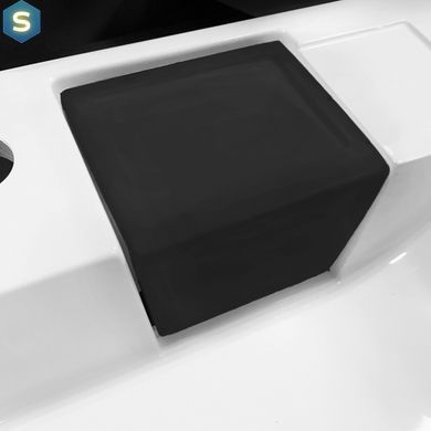 Умивальник Adamant Washer New black/white glossy 4824296202903, Чорний/золото