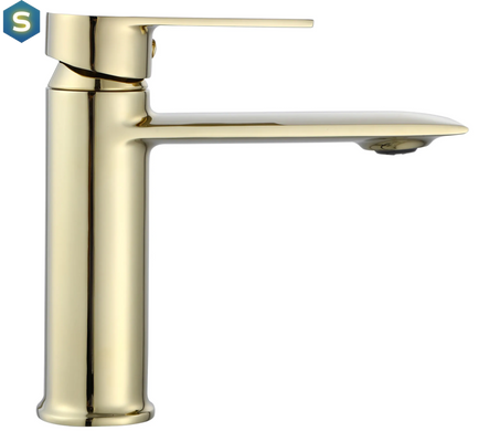 Змішувач для умивальника Rea Veneta gold низький REA-B6417, Золотий