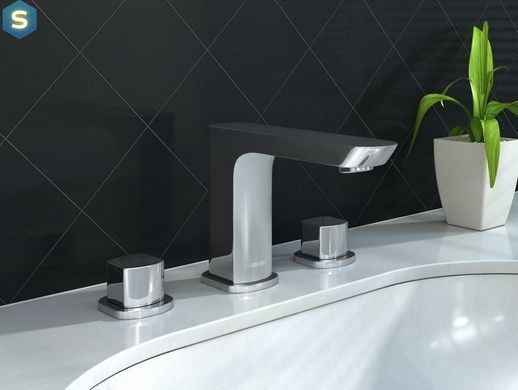 Змішувач для умивальника Kohlman Foxal chrome QB200F, Хром
