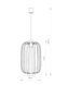 Підвісний світильник Nowodvorski 6844 Cage GU10 1x35W IP20 Bl