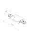 Ввід живлення Nowodvorski 10227 Profile Recessed Power Straight Connector IP20 Wh