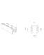 Шинопровод накладной Nowodvorski 8715 Ctls Track 3 Cirtuit 1m IP20 Wh