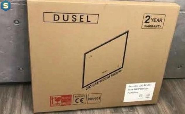 Дзеркало Dusel DE-M3001 75x120 см, Білий