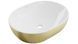 Умивальник Mexen Viki brushed gold white накладний MEX-21054817, Золотий