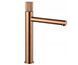 Смеситель для умывальника Mexen Elba One rose gold высокий MEX-74111-60, Розовое золото