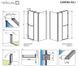 Душова кабіна Radaway Carena KDJ 100Lx90x195 34444-01-08NL