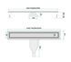 Трап для душа Rea Neox 80 Superflow brushed steel 2в1 REA-G2707
