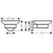 Мильниця настінна Hansgrohe Logis 41715000