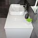 Тумба с умывальником Rexon Ombra RX99ES/100 Glossy White/Espresso 19910E