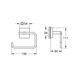 Держатель туалетной бумаги Grohe QuickFix Start Cube 409782430, Черный матовый