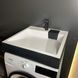 Умивальник Adamant Washer New black/white glossy 4824296202903, Чорний/золото