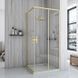 Душевая кабина Rea City 80x80 brushed gold REA-K6444, Золотой, Универсальная, золотой