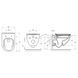 Унитаз подвесной Roca Ossa Hebe Rimless A34H136000 с сидением Soft Close, Белый