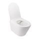 Набор Qtap инсталляция 3 в 1 Nest QT0133M425 с панелью смыва линейной QT0111M08V1384W + унитаз с сиденьем Swan QT16335178W, Белый